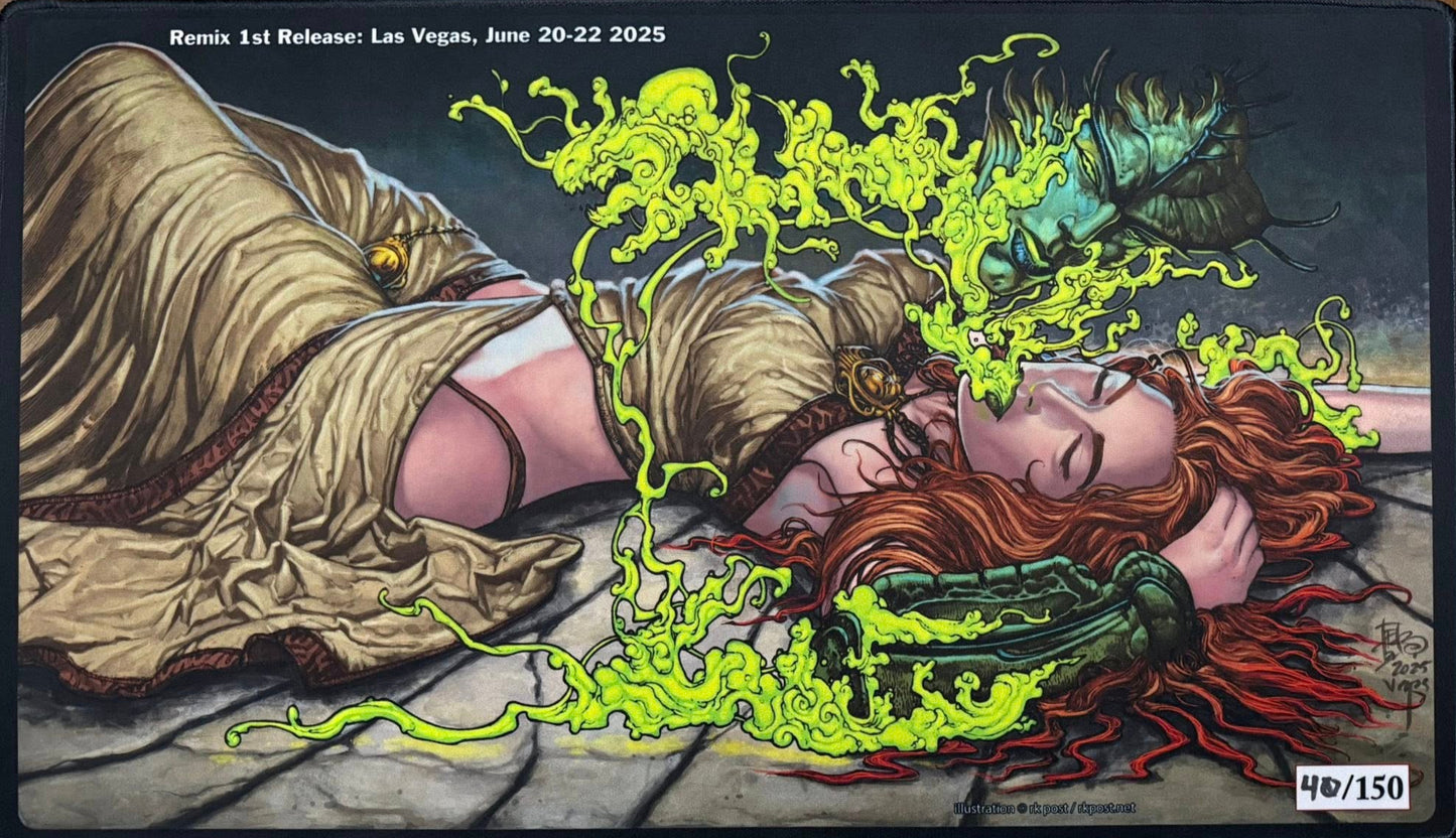The Kiss - Serialized & Signed Playmat by rk post