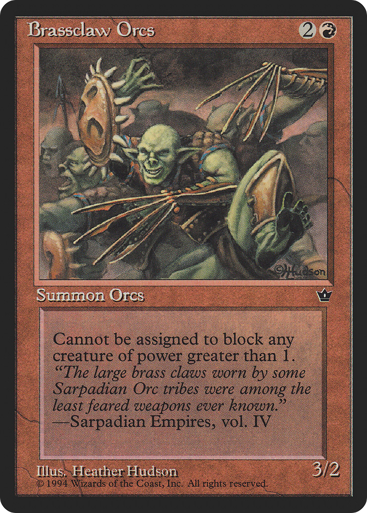 Brassclaw Orcs (Claws) (FEM-49) - Fallen Empires