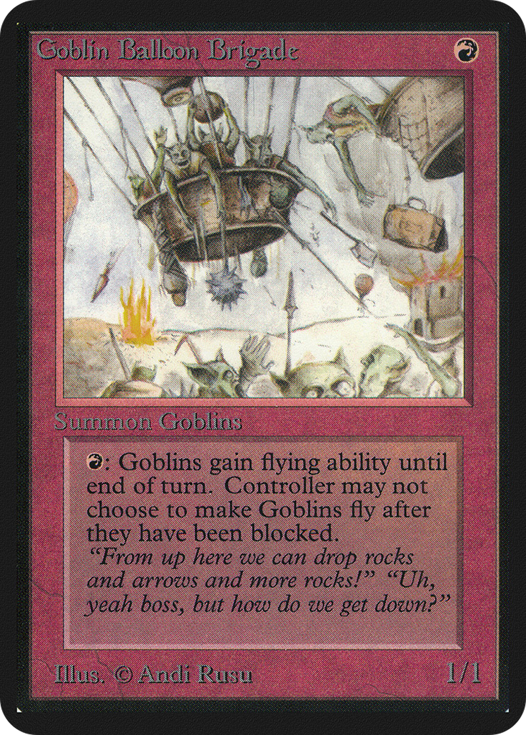 Goblin Balloon Brigade (LEA-153) - Limited Edition Alpha