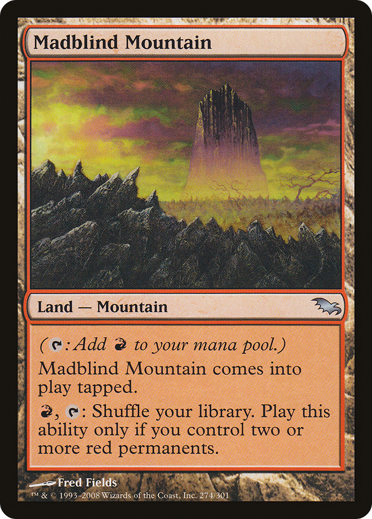 Madblind Mountain (SHM-274) - Shadowmoor