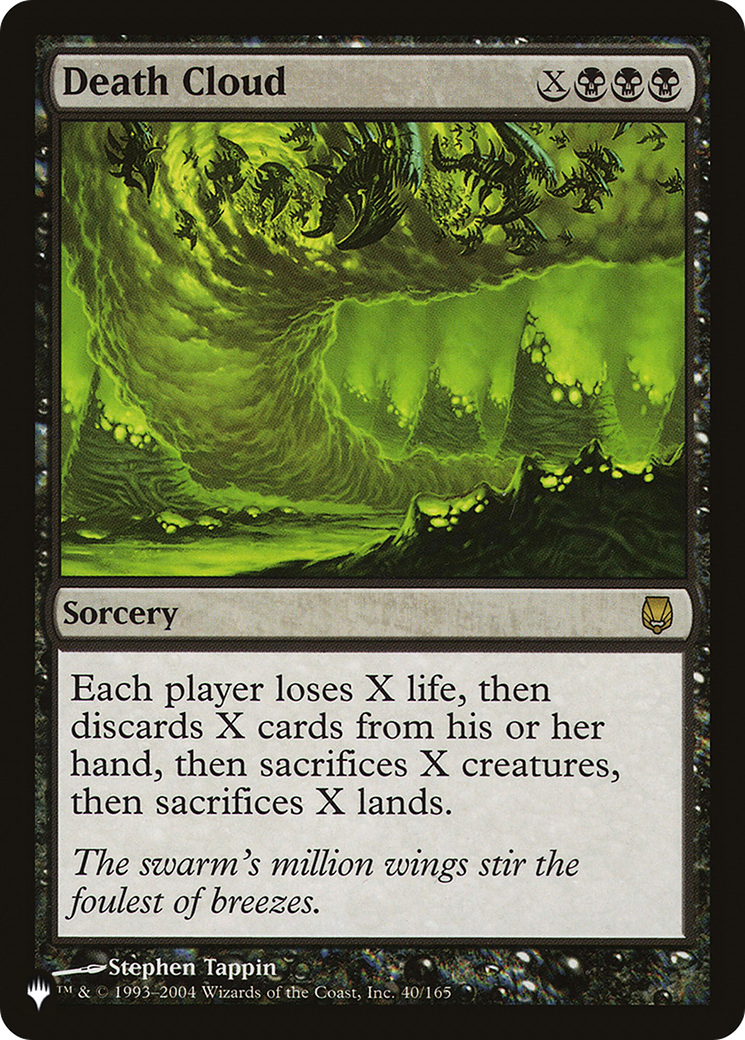 Death Cloud (LIST-40/165) - The List