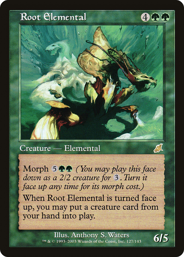 Root Elemental (SCG-127) - Scourge Foil