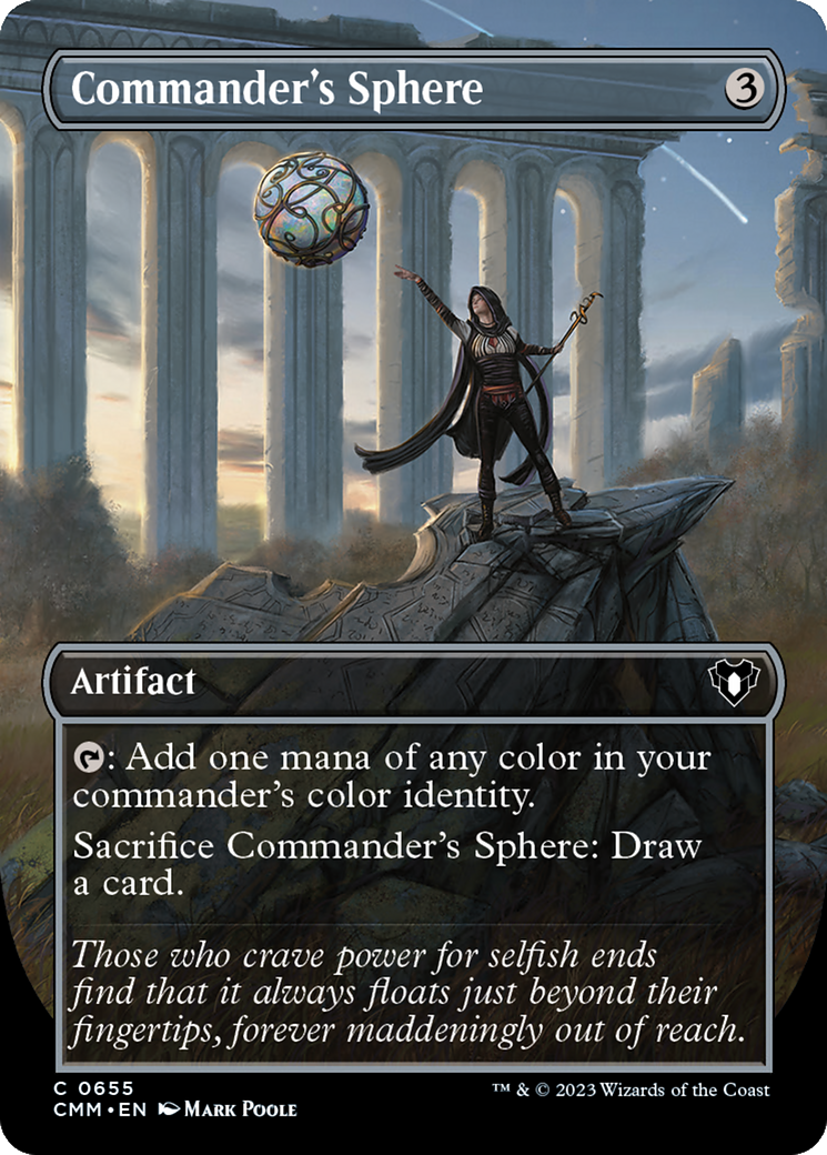 Commander's Sphere (Borderless) (CMM-655) - Commander Masters (Borderless)