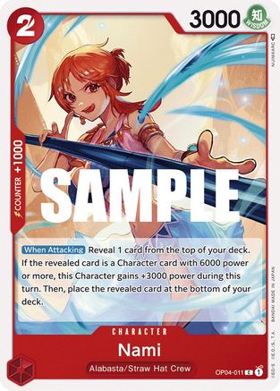 Nami (OP04-011) - Kingdoms of Intrigue