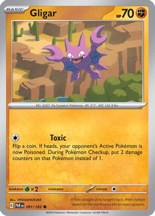 Gligar 091/182  SV04 Paradox Rift - Common