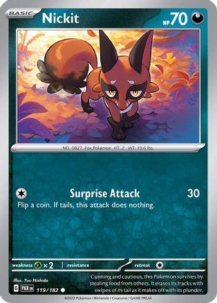 Nickit 119/182  SV04 Paradox Rift - Common