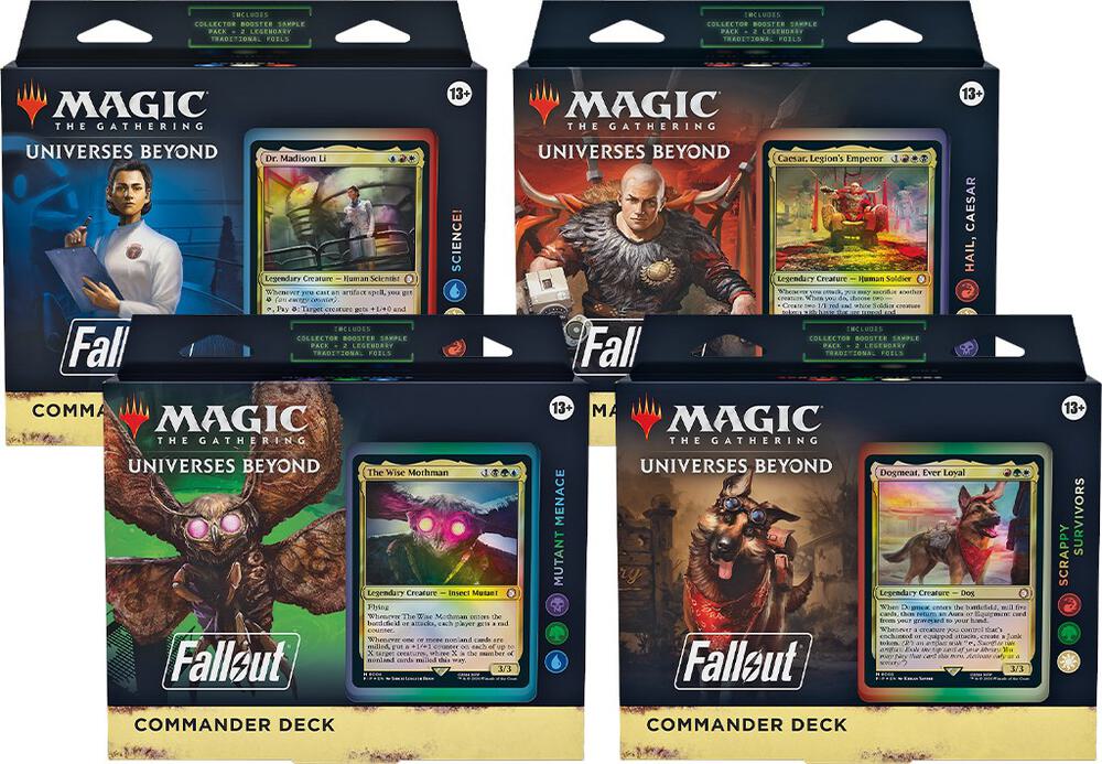 Magic the Gathering - Fallout - Commander Decks (Set of 4)