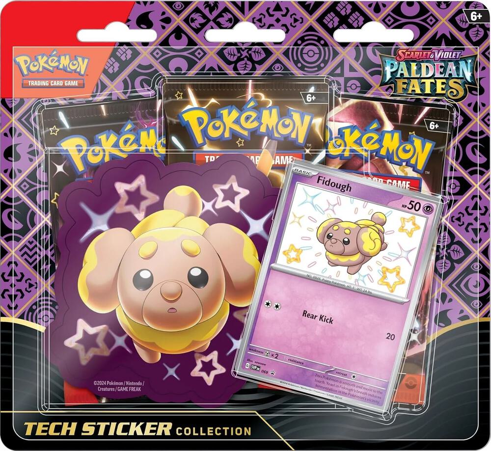 Pokemon - Paldean Fates - Sticker Collection (Fidough)