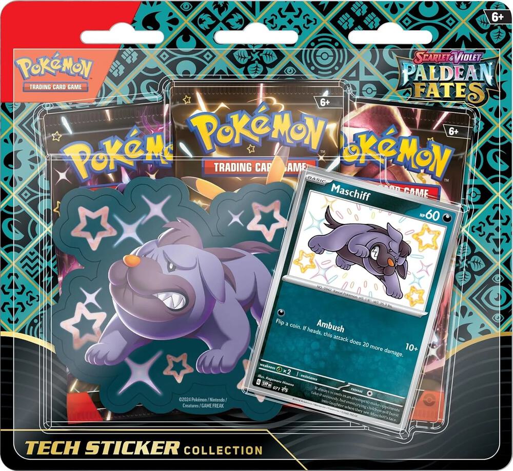 Pokemon - Paldean Fates - Sticker Collection (Maschiff)