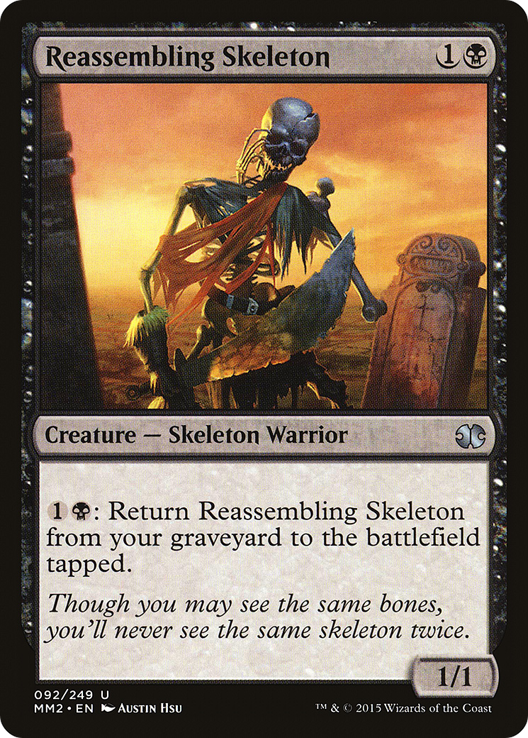 Reassembling Skeleton (MM2-092) - Modern Masters 2015 Foil