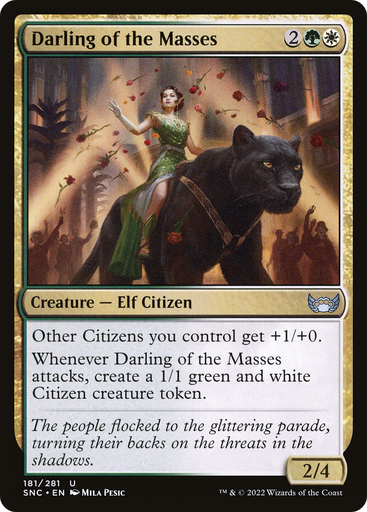 Darling of the Masses (SNC-181) - Streets of New Capenna Foil