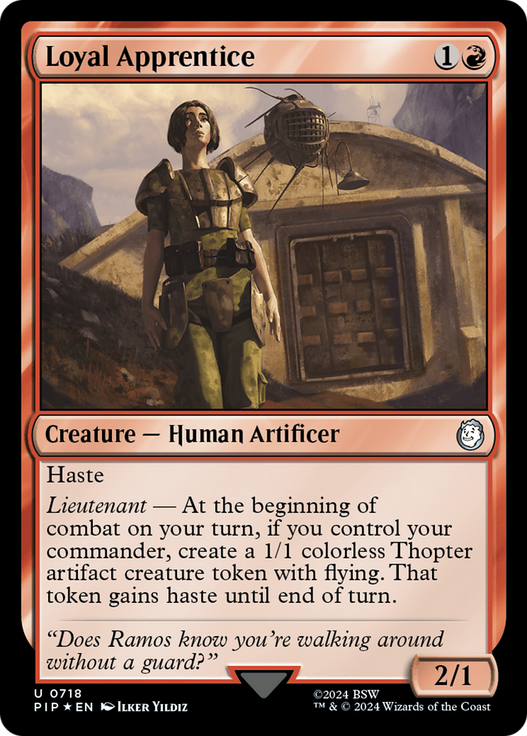 Loyal Apprentice (Surge Foil) (PIP-718) - Fallout Foil