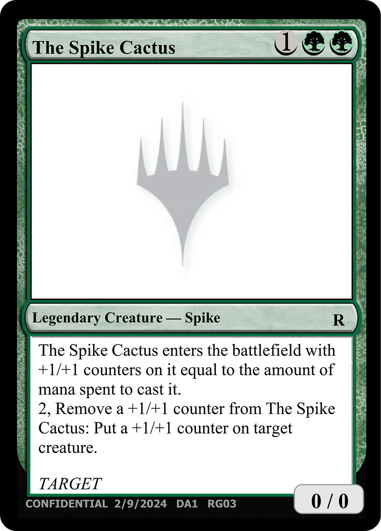 The Spike Cactus (UNK-RG03e) - Unknown Event