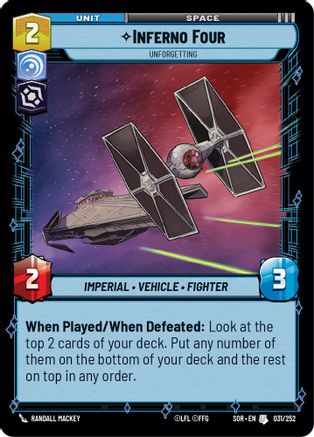 Inferno Four - Unforgetting (031/252) - Spark of Rebellion Foil