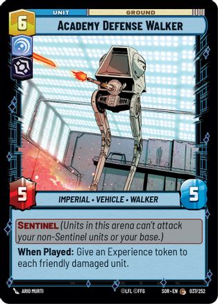 Academy Defense Walker (037/252) - Spark of Rebellion