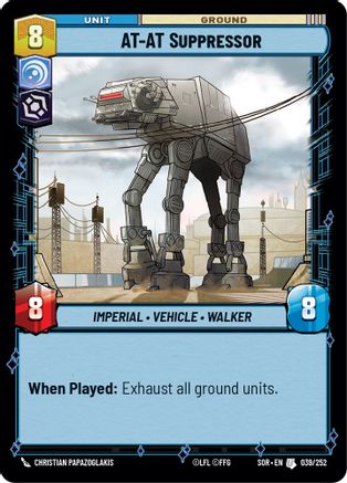 AT-AT Suppressor (039/252) - Spark of Rebellion