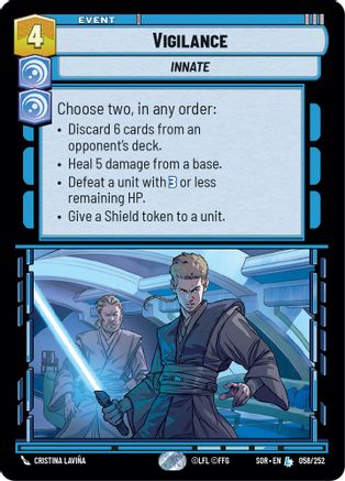 Vigilance (058/252) - Spark of Rebellion Foil