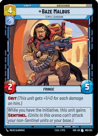 Baze Malbus - Temple Guardian (065/252) - Spark of Rebellion