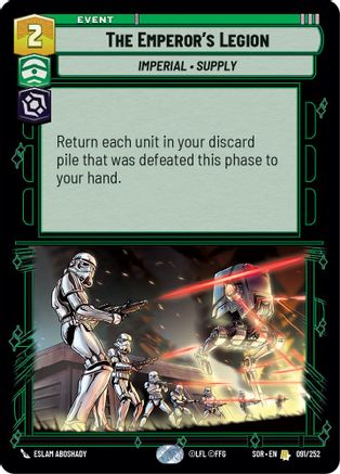 The Emperor's Legion (091/252) - Spark of Rebellion