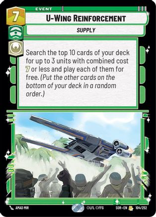 U-Wing Reinforcement (104/252) - Spark of Rebellion