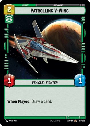 Patrolling V-Wing (111/252) - Spark of Rebellion