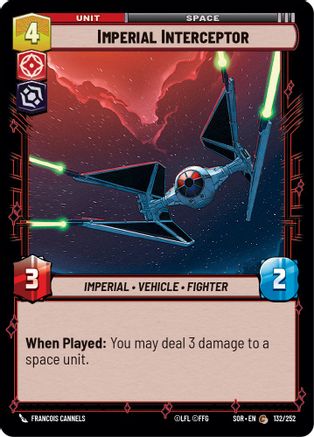 Imperial Interceptor (132/252) - Spark of Rebellion