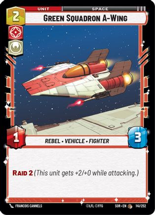 Green Squadron A-Wing (141/252) - Spark of Rebellion