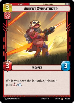 Ardent Sympathizer (161/252) - Spark of Rebellion