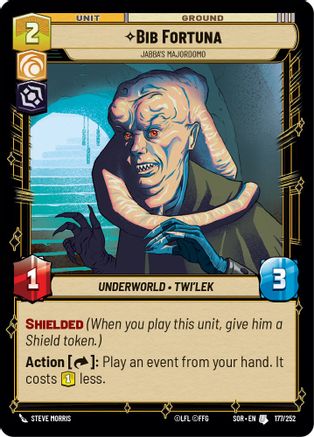Bib Fortuna - Jabba's Majordomo (177/252) - Spark of Rebellion