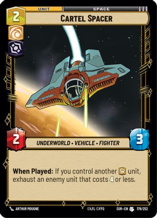 Cartel Spacer (178/252) - Spark of Rebellion Foil