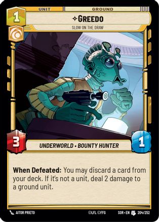 Greedo - Slow on the Draw (204/252) - Spark of Rebellion