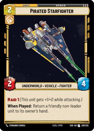 Pirated Starfighter (209/252) - Spark of Rebellion