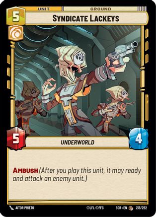 Syndicate Lackeys (213/252) - Spark of Rebellion