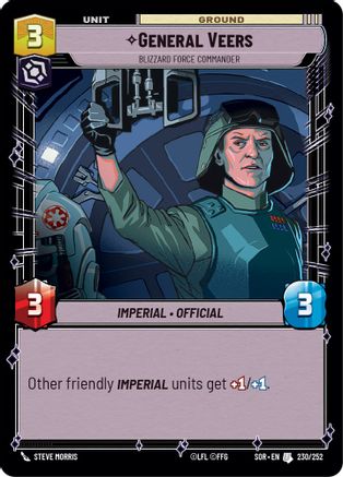 General Veers - Blizzard Force Commander (230/252) - Spark of Rebellion