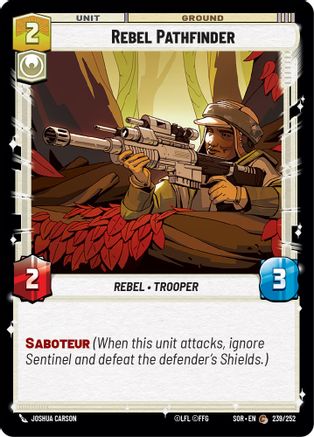 Rebel Pathfinder (239/252) - Spark of Rebellion