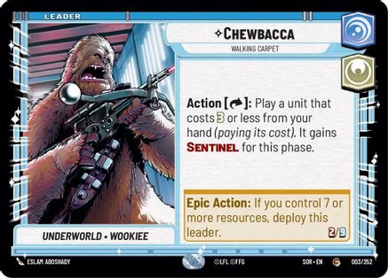 Chewbacca - Walking Carpet (003/252) - Spark of Rebellion