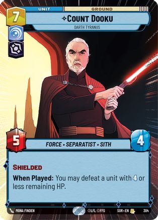 Count Dooku - Darth Tyranus (Hyperspace) (304) - Spark of Rebellion
