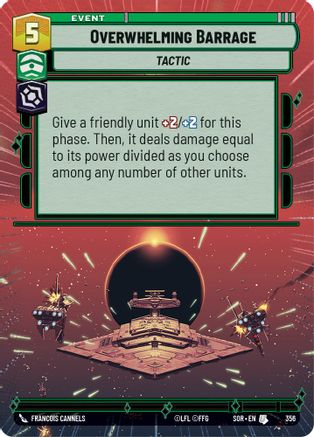 Overwhelming Barrage (Hyperspace) (356) - Spark of Rebellion