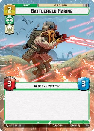 Battlefield Marine (Hyperspace) (359) - Spark of Rebellion Foil