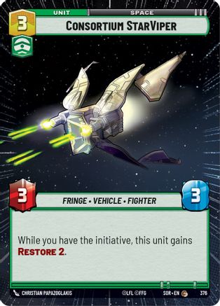 Consortium StarViper (Hyperspace) (376) - Spark of Rebellion