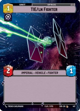 TIE/ln Fighter (Hyperspace) (487) - Spark of Rebellion