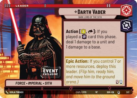 Darth Vader - Dark Lord of the Sith (Hyperspace) (2/2) - Event Exclusive Promos