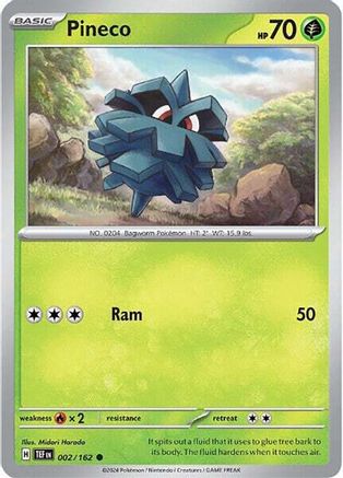 Pineco 002/162  SV05 Temporal Forces - Common