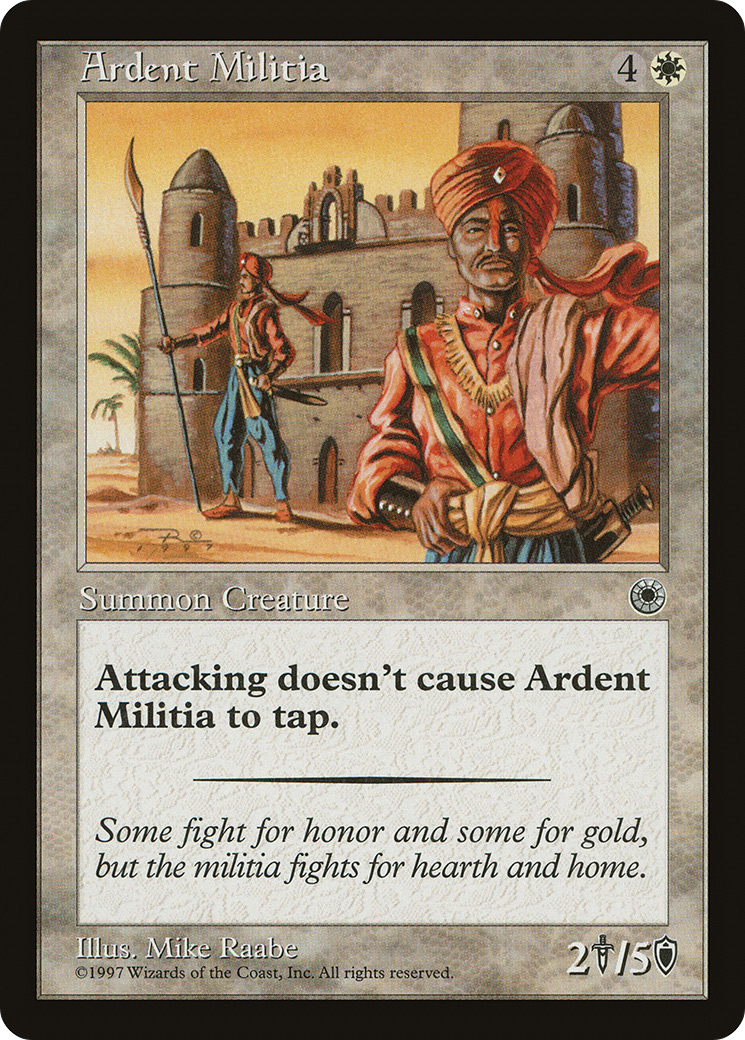 Ardent Militia (POR-4) - Portal