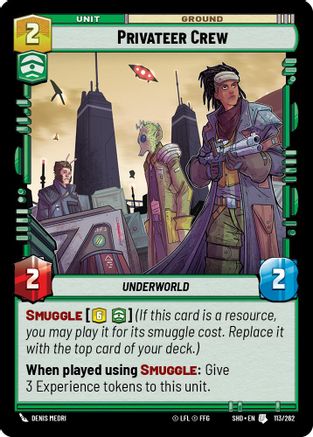 Privateer Crew (113/262) - Shadows of the Galaxy