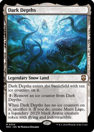 Dark Depths (Ripple Foil) (M3C-334) - Modern Horizons 3 Commander