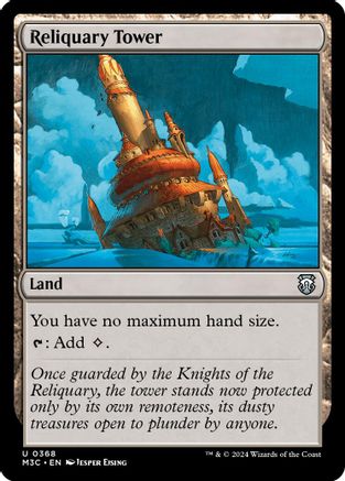Reliquary Tower (Ripple Foil) (M3C-368) - Modern Horizons 3 Commander Foil