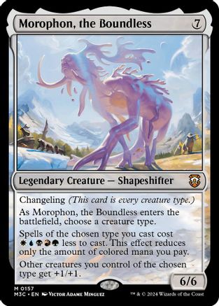 Morophon, the Boundless (Ripple Foil) (M3C-157) - Modern Horizons 3 Commander Foil