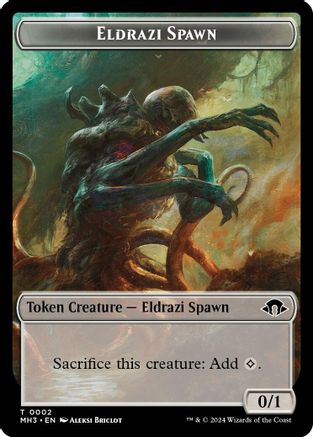 Eldrazi Spawn // Kraken Double-Sided Token (MH3-2 // 11) - Modern Horizons 3 Foil