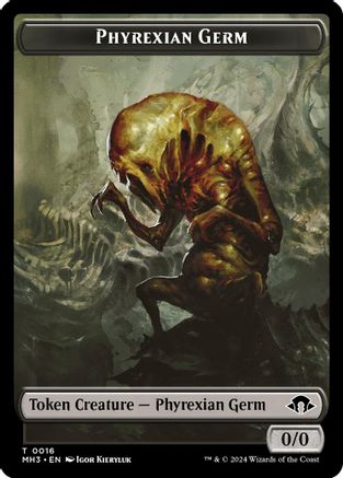 Phyrexian Germ // Cat Double-Sided Token (MH3-16 // 4) - Modern Horizons 3 Foil